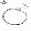 Simple Stainless Steel Bracelets Bangles Snake Chain DIY Bracelet Charms Jewelry Gift for Men Women