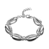3Pcs/Set Owl Crystal Heart Bracelet & Bracelet Gold/Silverized Elephant Anchor Pendant Female Rhinestone Bracelet gift